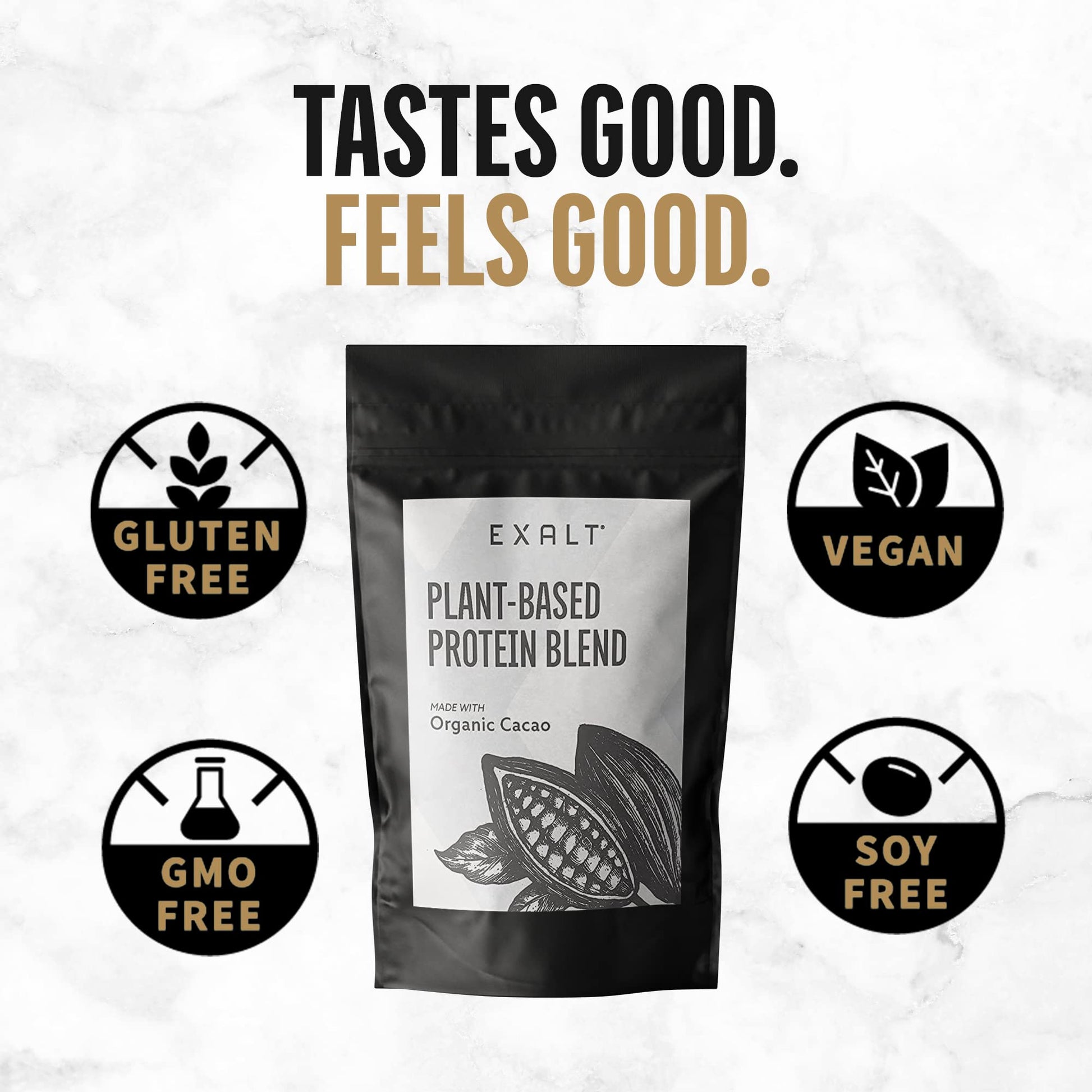 EXALT Vegan Protein Powder - 100% Plant-Based – Gluten Free - Keto Friendly EXALTBuy Supplements Australia