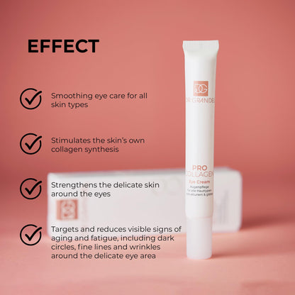 Dr. Grandel PRO COLLAGEN Eye Cream – Rich eye cream, eye care for all skin types, smoothes and reduces circles around the eyes, improves elasticity, lines, and wrinkles, for all skin types Dr. Grandel buy supplements Au