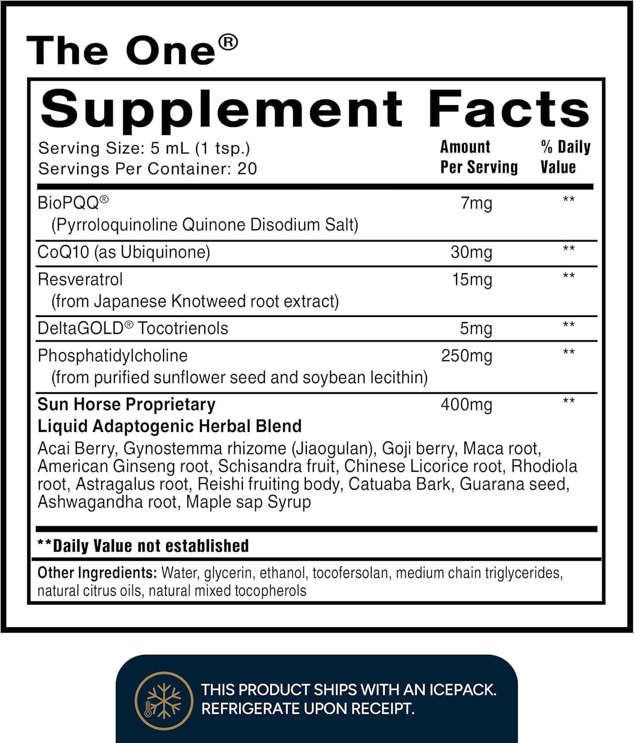 Quicksilver Scientific The ONE Mitochondrial Elixir - Mitochondria Supplement to Support Cellular Health with Phosphatidylcholine, Resveratrol, Reishi Mushroom & CoQ10 Liquid (3.38 Fl oz / 100ml) Quicksilver ScientificBuy Supplements Australia