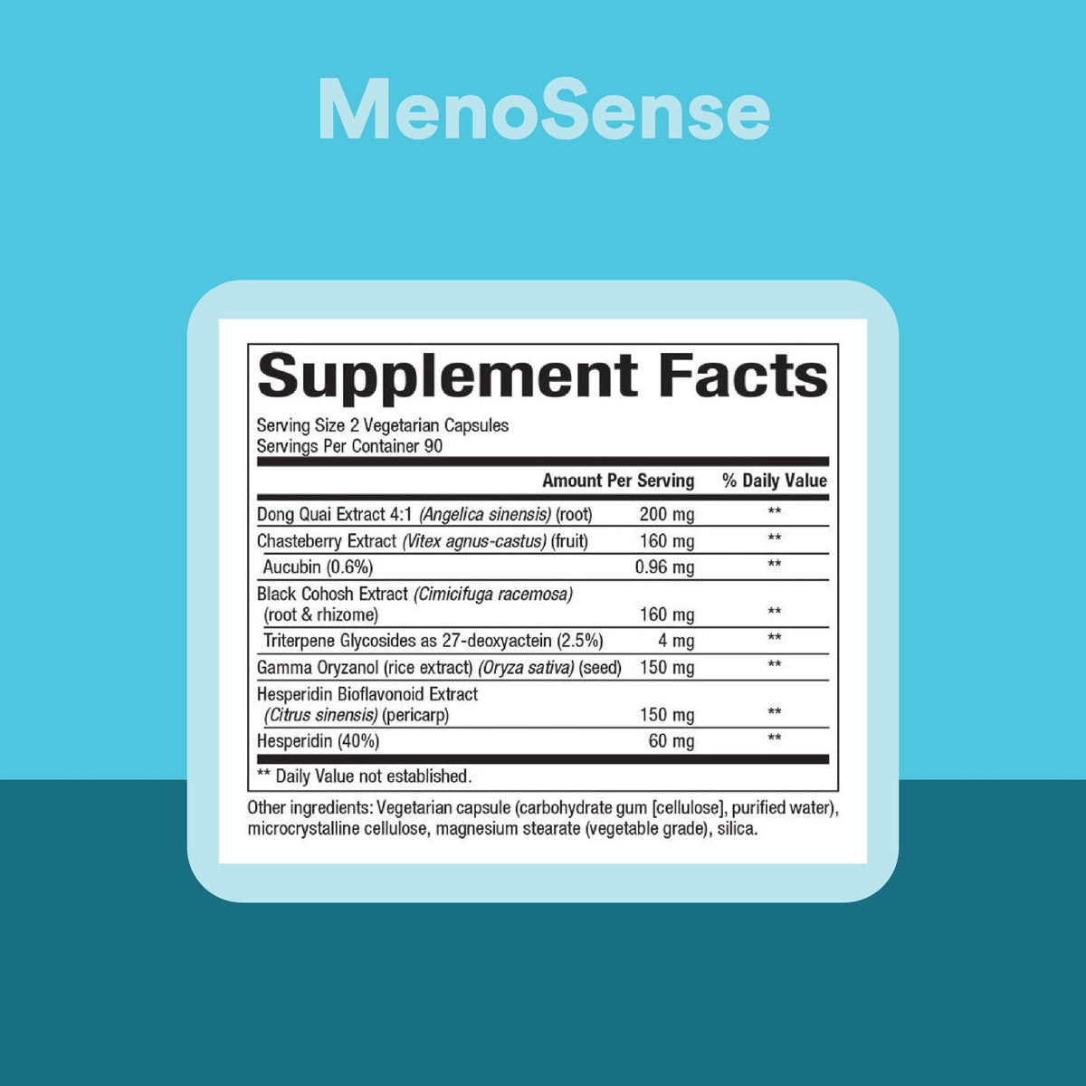 Natural Factors WomenSense MenoSense - Dietary Supplement with Black Cohosh, Chasteberry & Dong Quai - Menopause & Perimenopause Support Supplement - 180 Vegetarian Capsules (90 Servings) Natural FactorsBuy Supplements Australia