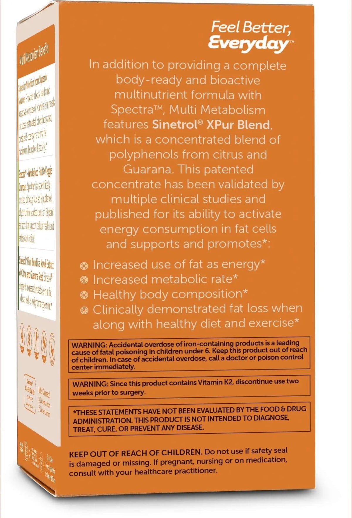 Zahler Multivitamin Metabolism + Weight Management Support for Women and Men with Iron, Certified Kosher, 60 Capsules Zahler