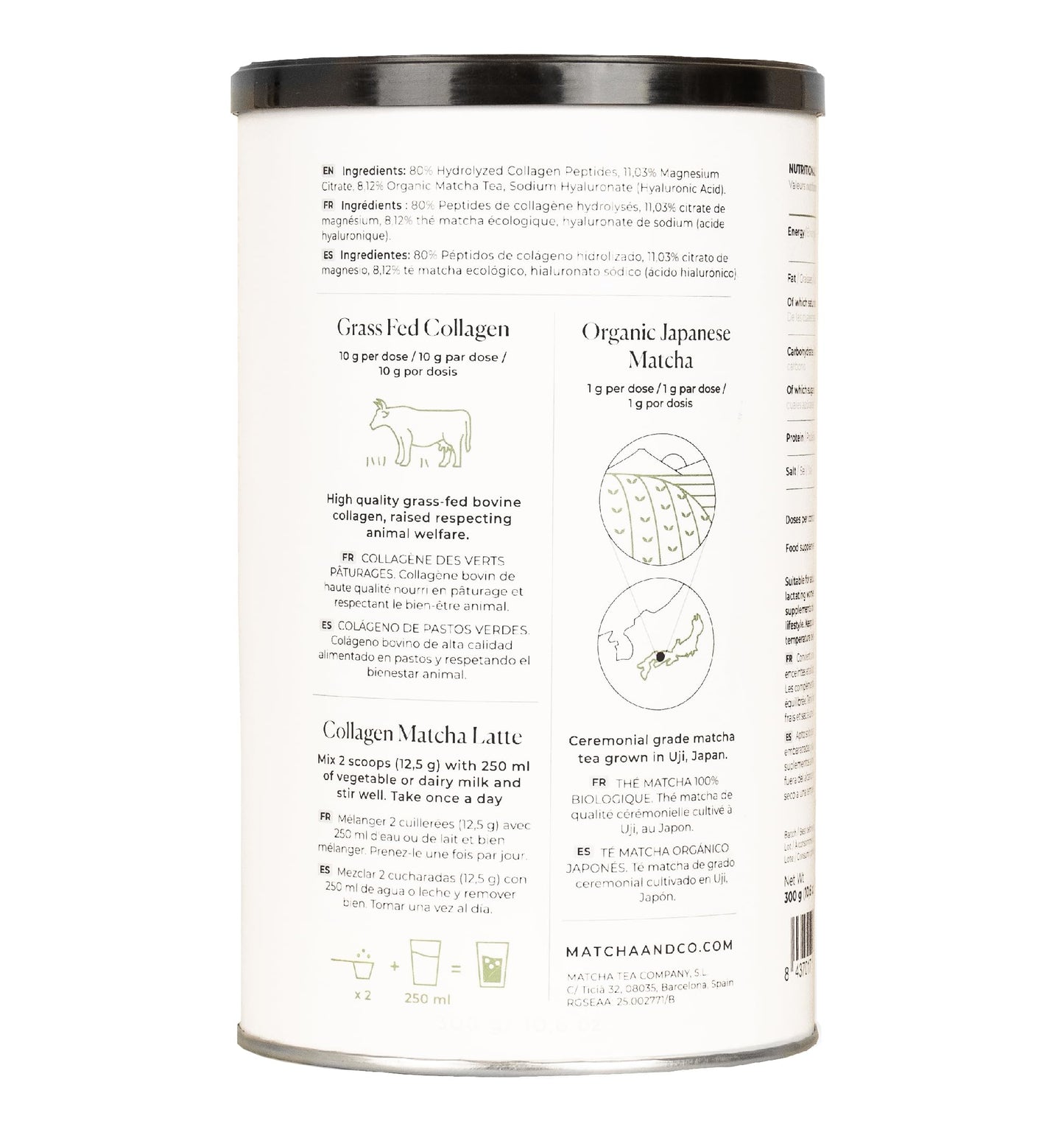 Collagen with Magnesium, Matcha Tea and Hyaluronic Acid. Joints, skin and nails Matcha & COBuy Supplements Australia