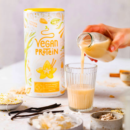 Vegan Protein Powder - Muscle Building Powder with Amino Acids - Plant Based Protein Shake Alpha FoodsBuy Supplements Australia