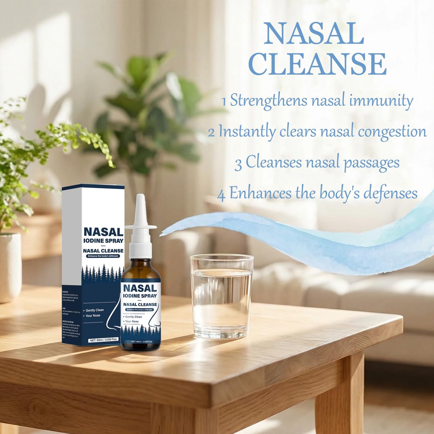 VIPUDA Nutramd Iodine Nasal Spray, Cleanses & Refreshes Your Nasal Passages, Iodine & Fulvic Acid Blend, 100% Natural Mineral Formula – 60 ml/2.029 fl.oz (1pc) VIPUDABuy Supplements Australia