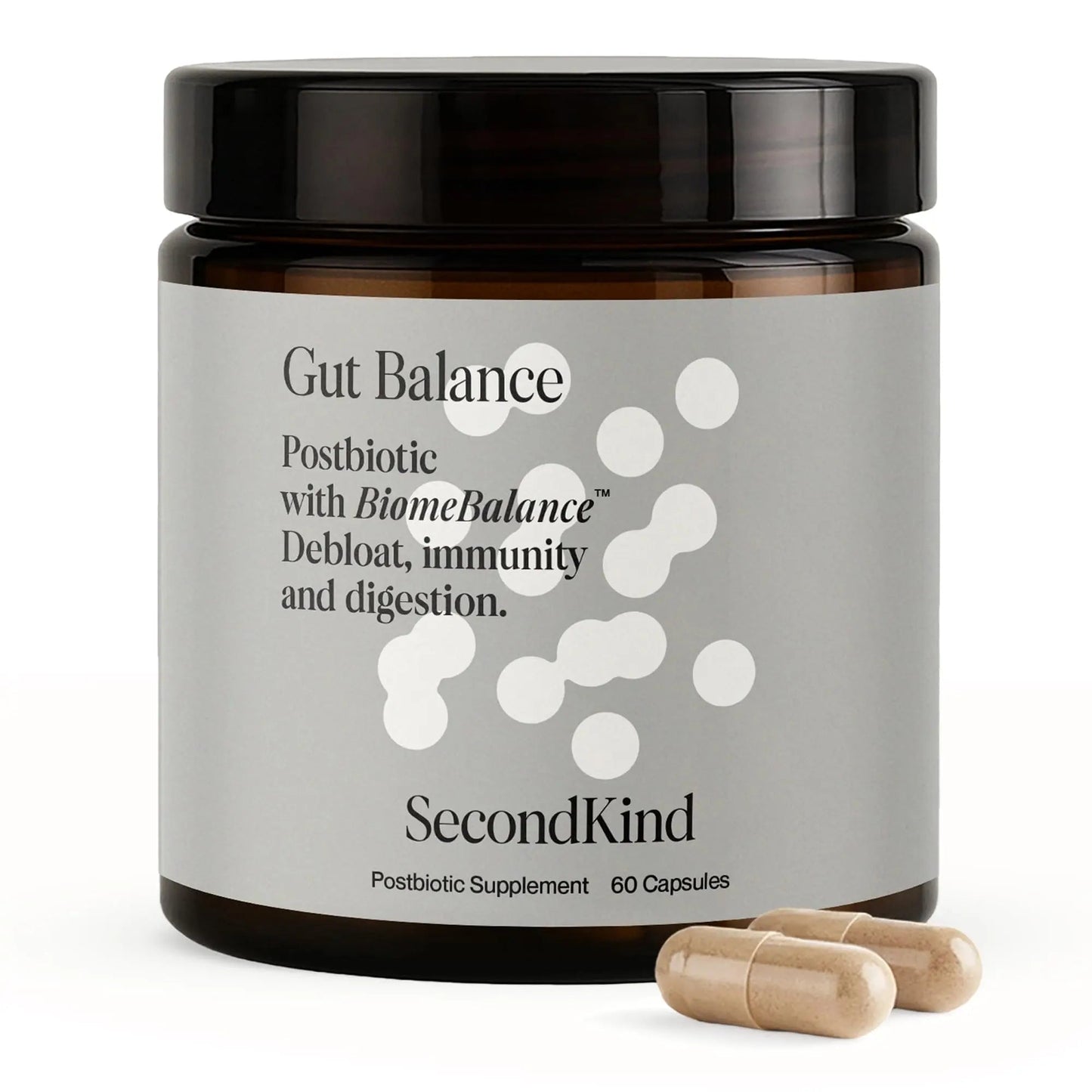 Postbiotics Gut Health Supplement – Bloating Relief, Gut, Brain & Digestive Health - Microbiome & Immune Support with BiomeBalance™ - 1000x More Active Ingredients Than Pre & Probiotics – 60 Capsules SecondKindBuy Supplements Australia