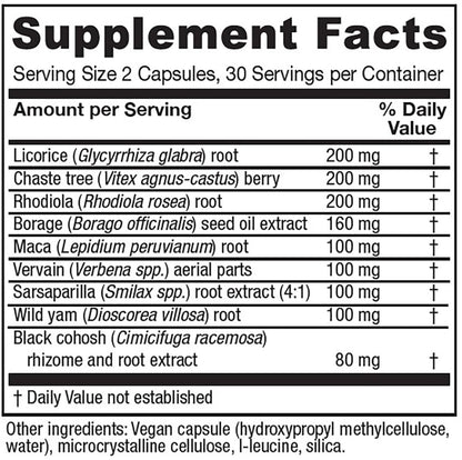 Vitanica FemRebalance, Hormone Balance Support for Women, Vegan, 60 Capsules VitanicaBuy Supplements Australia