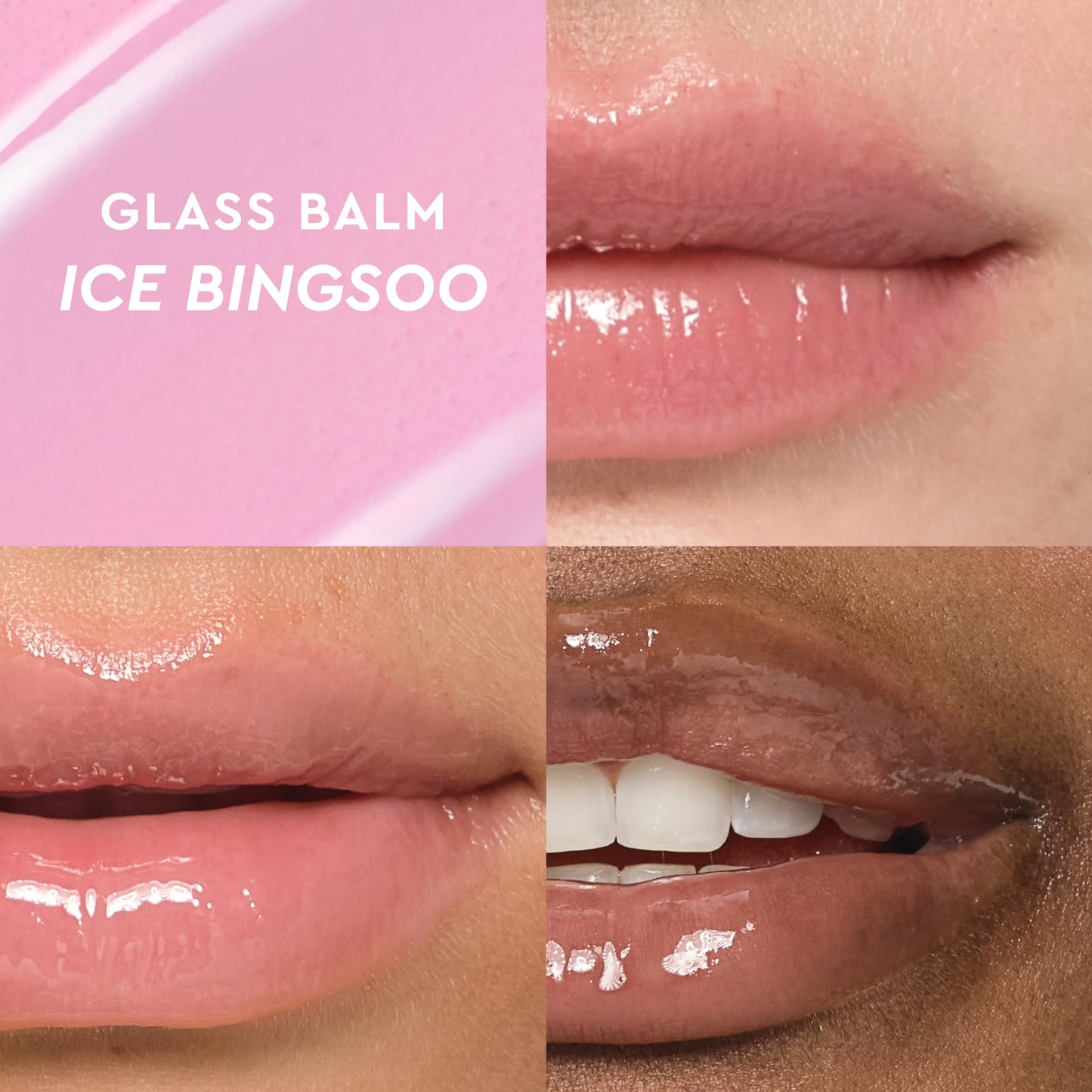Glow Recipe Glass Balm Lip Treatment - 12Hr Hydrating Lip Balm & Moisturizer with Hyaluronic Acid to Smooth