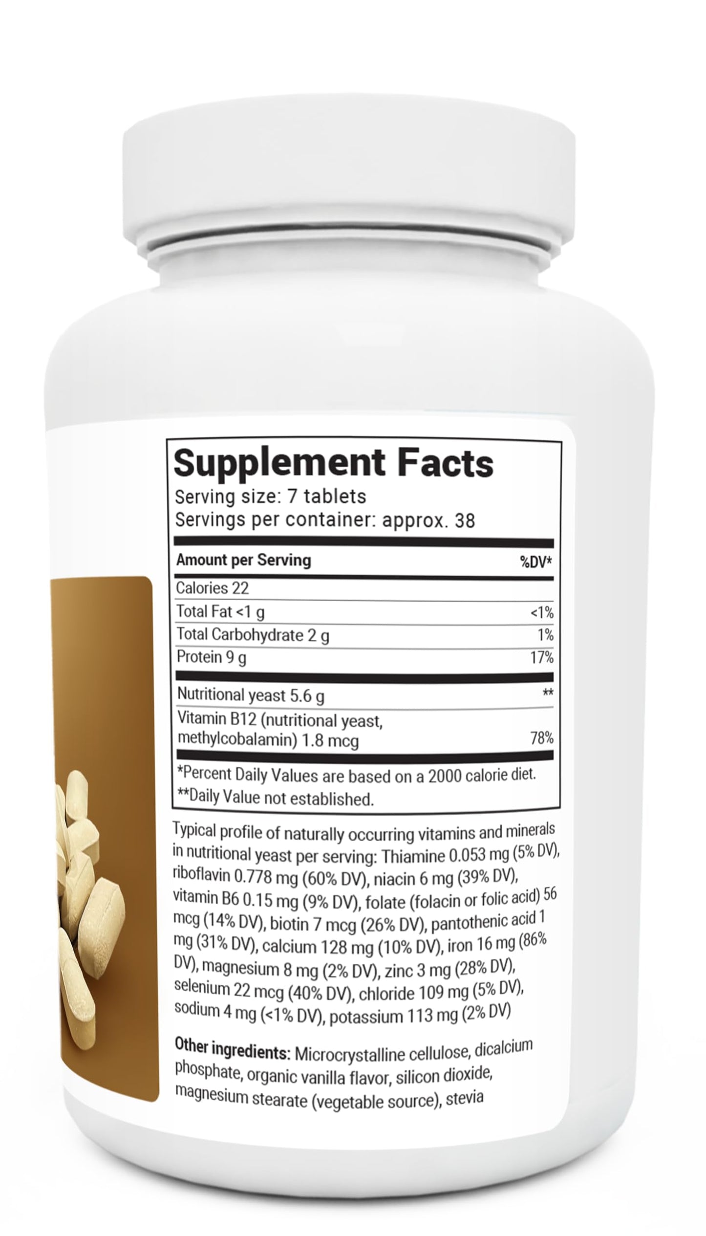Dr. Berg Nutritional Yeast Tablets – Natural B12 Added - All 8 B Vitamin Complex – Organic Dr. Berg NutritionalsBuy Supplements Australia