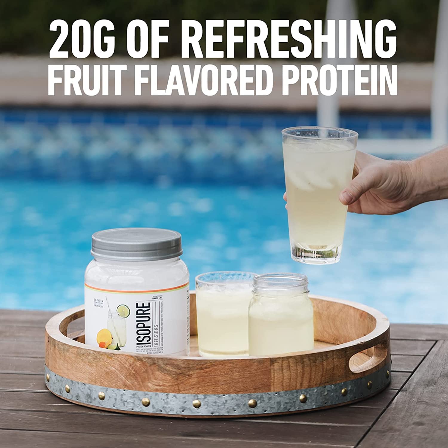 Isopure Protein Powder, Gluten Free, Whey Protein Isolate, Post Workout Recovery Drink IsopureBuy Supplements Australia