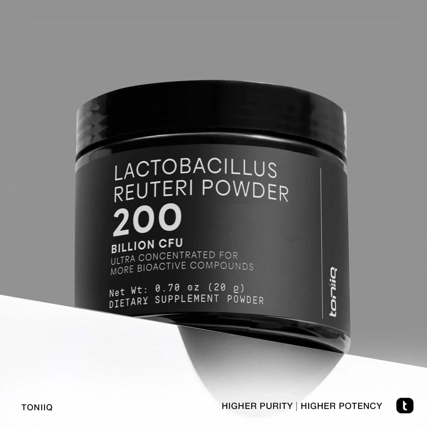 Lactobacillus Reuteri Powder – Ultra High Strength 200 Billion CFU Probiotic L Reuteri Supplement and Yogurt Starter – Third Party Tested Pure Single-Strain– Shelf-Stable – 20g Toniiq buy supplements Au