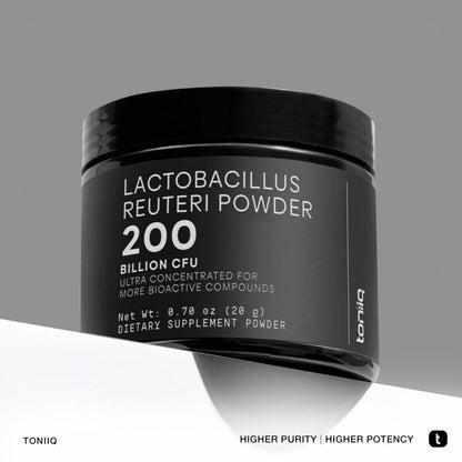 Lactobacillus Reuteri Powder – Ultra High Strength 200 Billion CFU Probiotic L Reuteri Supplement and Yogurt Starter – Third Party Tested Pure Single-Strain– Shelf-Stable – 20g Toniiq buy supplements Au