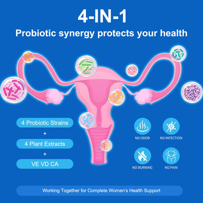 Natprime Menopause Supplements for Women - 60 Billion CFU Akkermansia Probiotic for Hormonal Balance, Night Sweats, Hot Flashes Relief, Gut Health, Mood Support & URO Viginal probiotic - 60 Ct 30 Day NatprimeBuy Supplements Australia