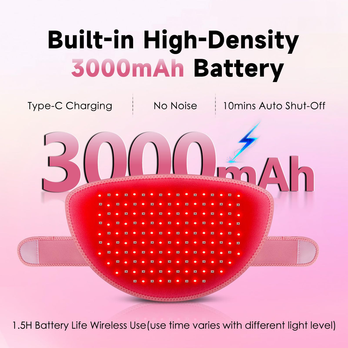 Red Light Therapy Belt Pad: Near Infrared Lamp Pain Relief 156 LEDs Wrap Body Heating Pads AstarexinBuy Supplements Australia