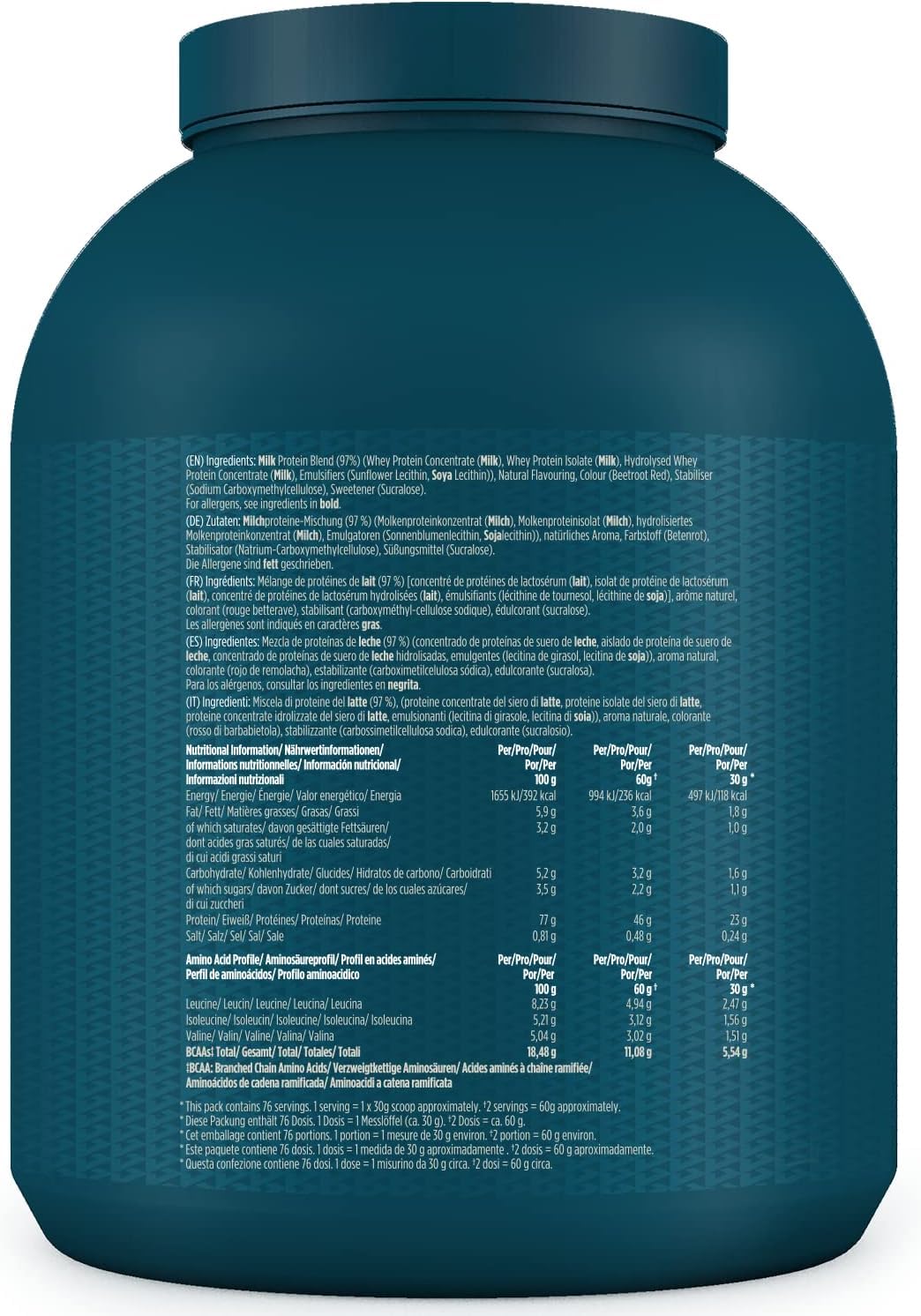 Kinetica Banana Whey Protein Powder | 2.27kg | 23g Protein per Serving | 76 Servings KineticaBuy Supplements Australia