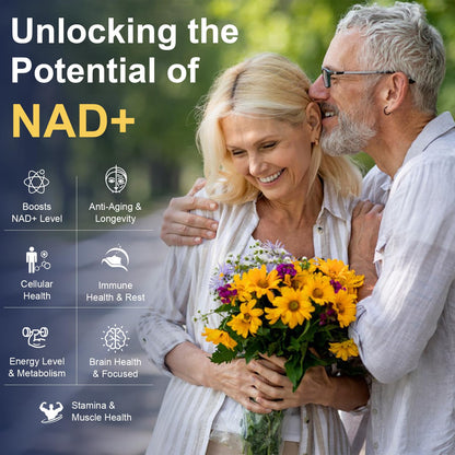 Totaria NAD Supplement for Women Men with nicotinamide riboside resveratrol,Quercetin, Betaine Boost NAD+ Levels NAD Plus Supplement for Anti Aging, Energy, Immune, Focus 120 Capsules TotariaBuy Supplements Australia