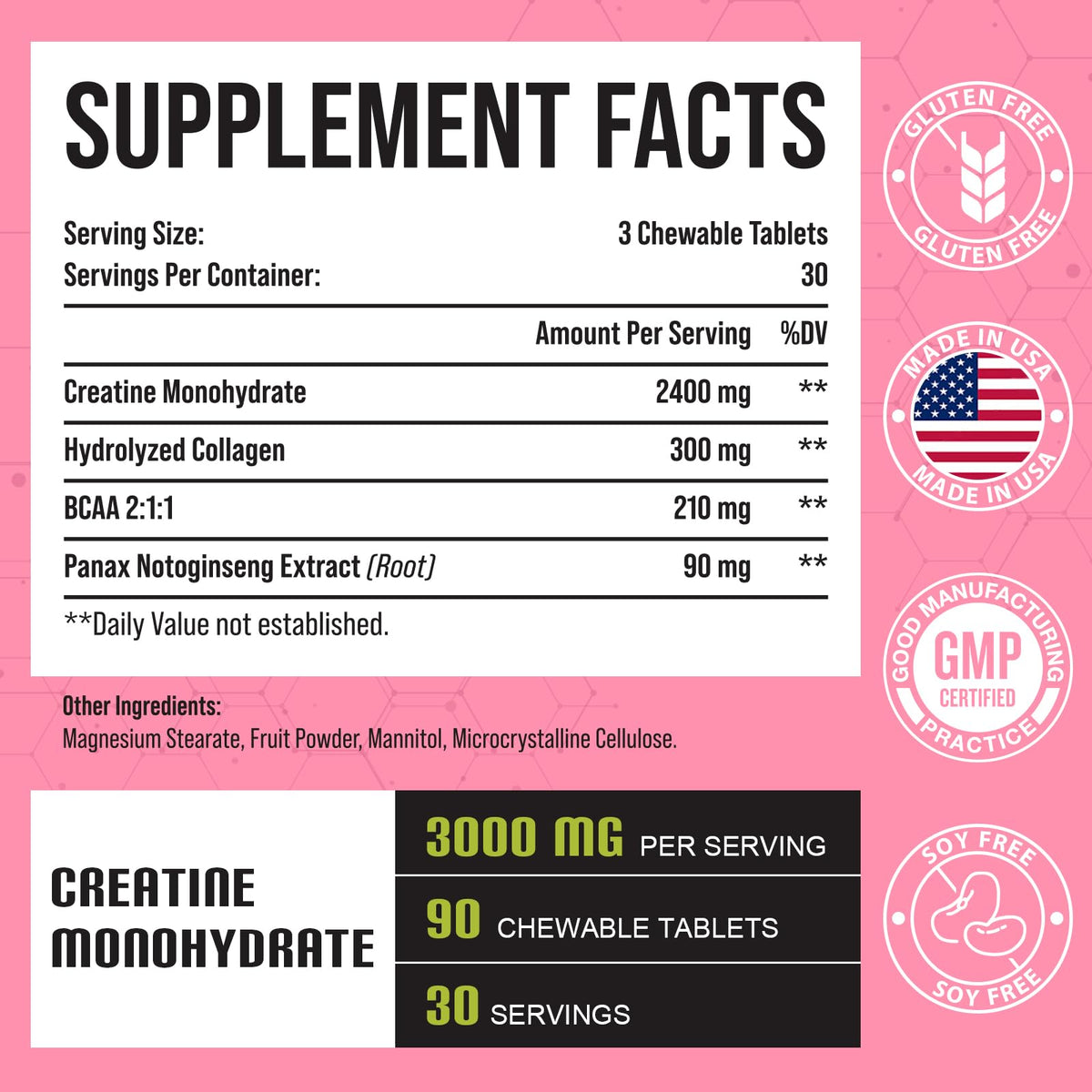 Creatine Monohydrate for Women, Creatine Supplement 3000mg, with Hydrolyzed ZeylamumBuy Supplements Australia