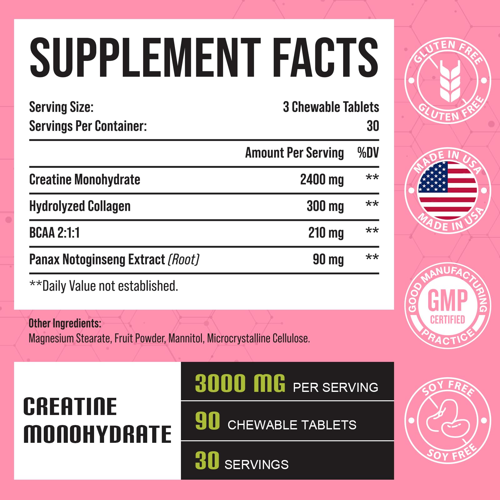 Creatine Monohydrate for Women, Creatine Supplement 3000mg, with Hydrolyzed ZeylamumBuy Supplements Australia