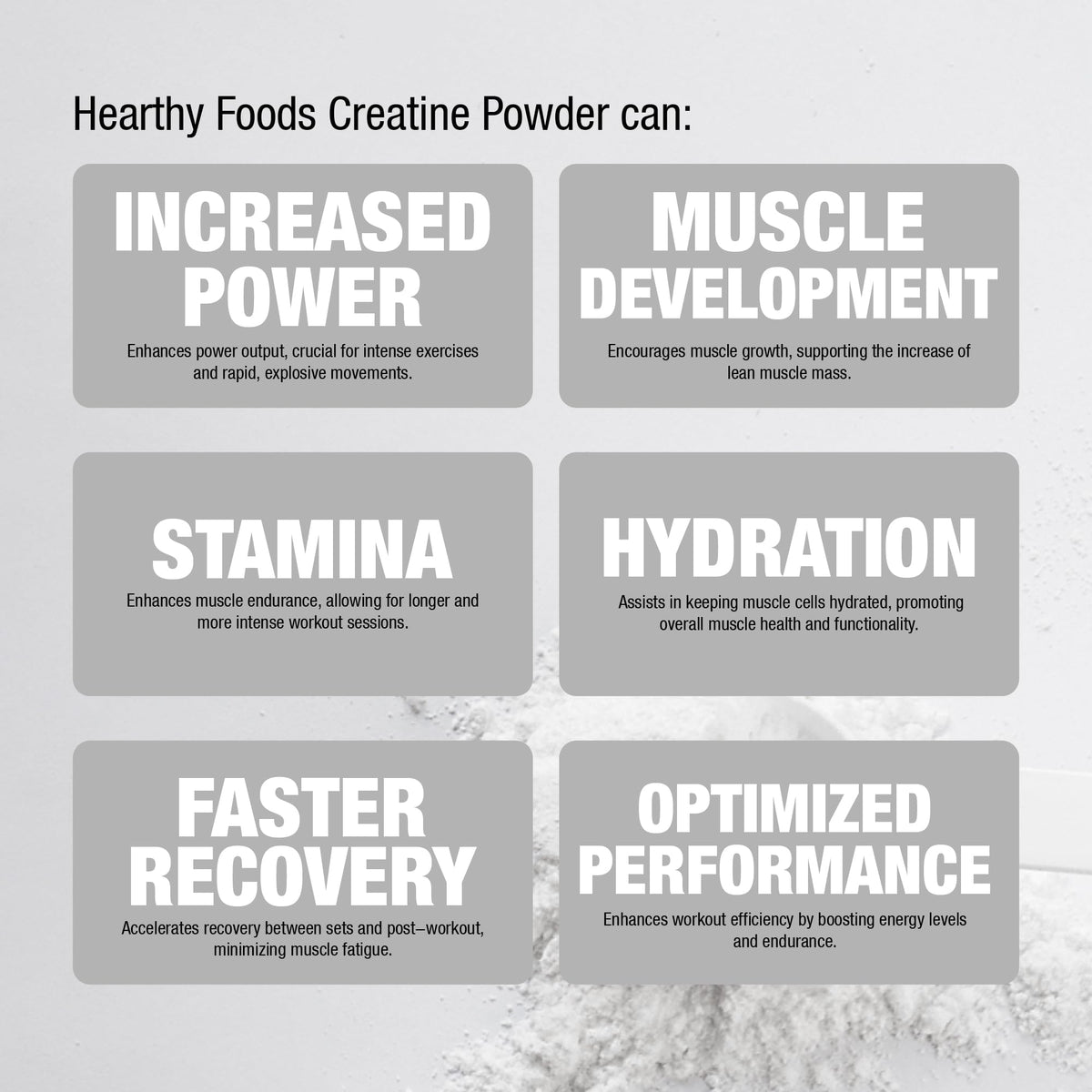 HEARTHY FOODS Creatine Monohydrate Micronized Powder 500G - 100 Servings, 5000mg Per Serving (5g) - 17.9 Oz for Men & Women Muscle Growth & Recovery - UNFLAVORED HEARTHY FOODSBuy Supplements Australia
