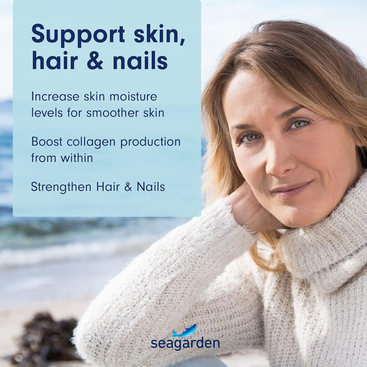 Seagarden Pure Marine Collagen Powder (Type I & III) | Wild-Caught Arctic Cod SEAGARDENBuy Supplements Australia