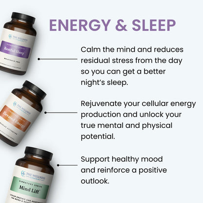 Mind Lift - Mood Boost, Mental Focus, Cognitive Defense - Lithium, GABA, DHA L-Phenylalanine | 60ct (1 Month Supply) The Wellness CompanyBuy Supplements Australia