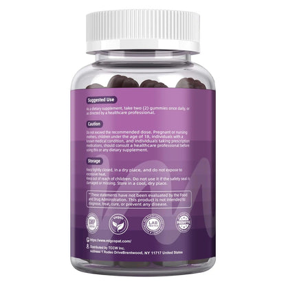 Migcopat Pre Post Probiotics Gummies, 5 in 1 Probiotic Prebiotic Postbiotic Digestive Enzymes with Fiber, 120 Billion CFU Probiotics Complete Gut Support, Sugar Free, Vegan, BlackBerry Flavor, 60 Cts MigcopatBuy Supplements Australia