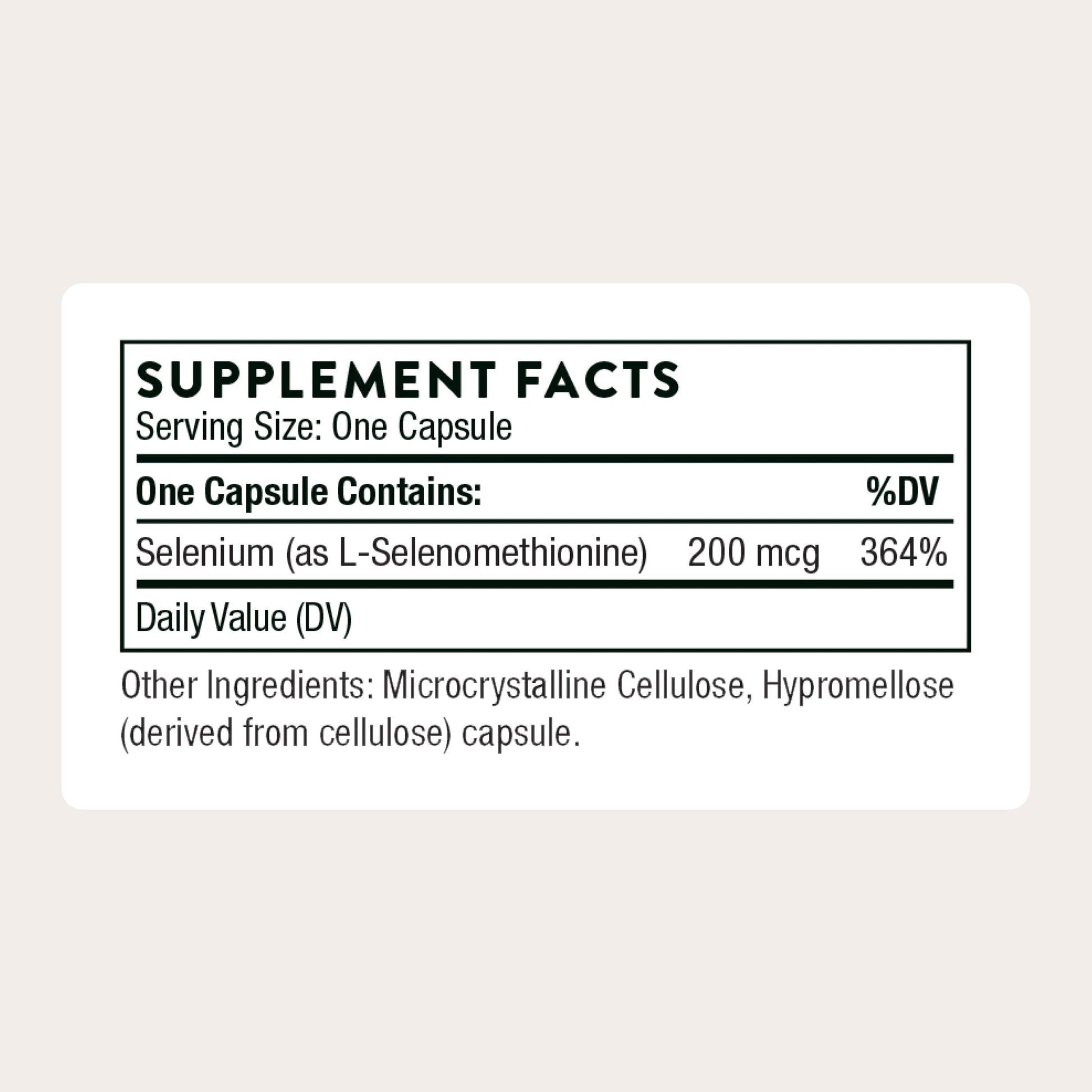 THORNE - Selenium - 200 mcg Selenium Supplement for Antioxidant Support - Supports Thyroid Health, Immune Function & Healthy Aging - Third-Party Certified - Gluten, Dairy & Soy-Free - 60 Capsules THORNE buy supplements Au