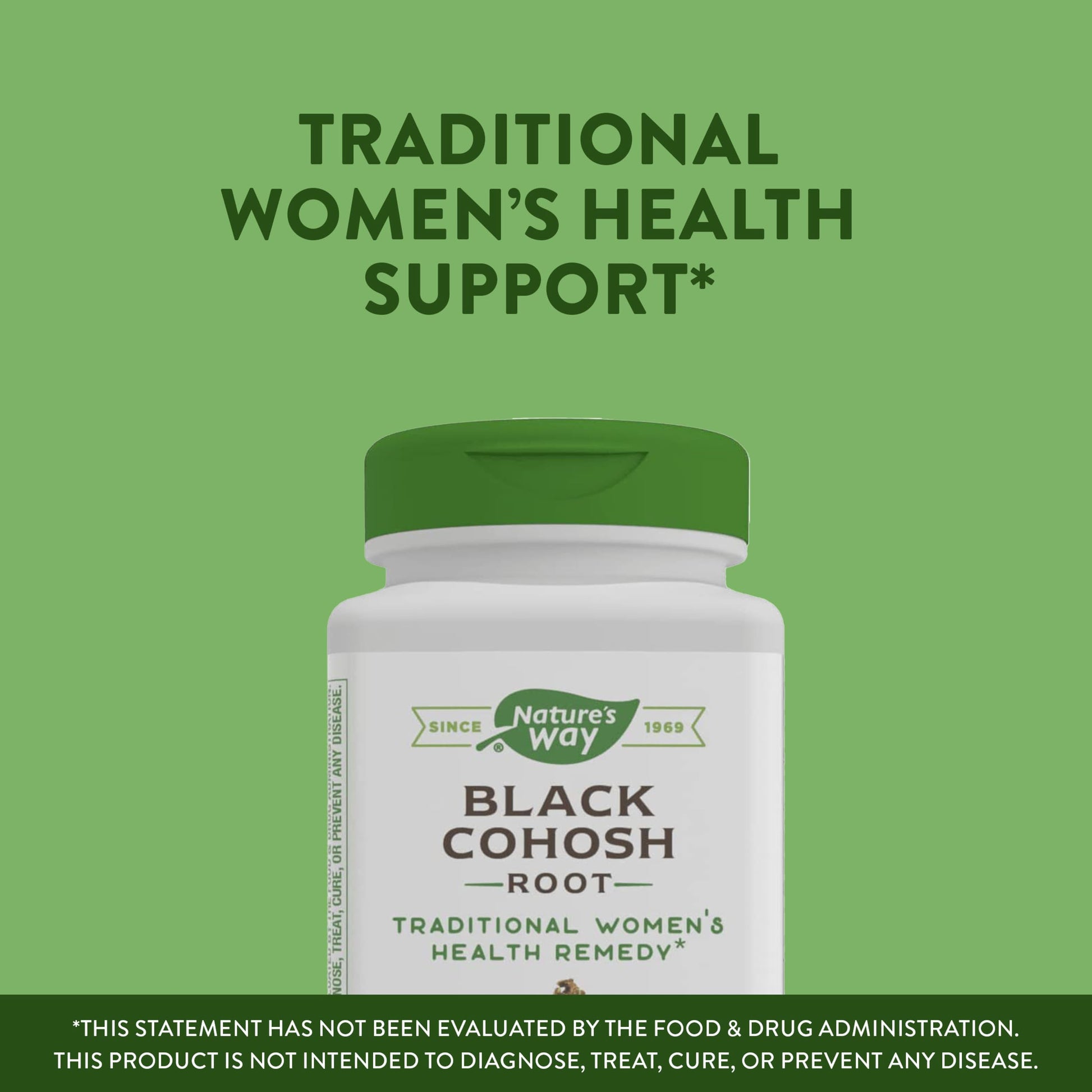 Nature's Way Black Cohosh Root, Traditional Support for Women's Health*, 540 mg Nature's WayBuy Supplements Australia
