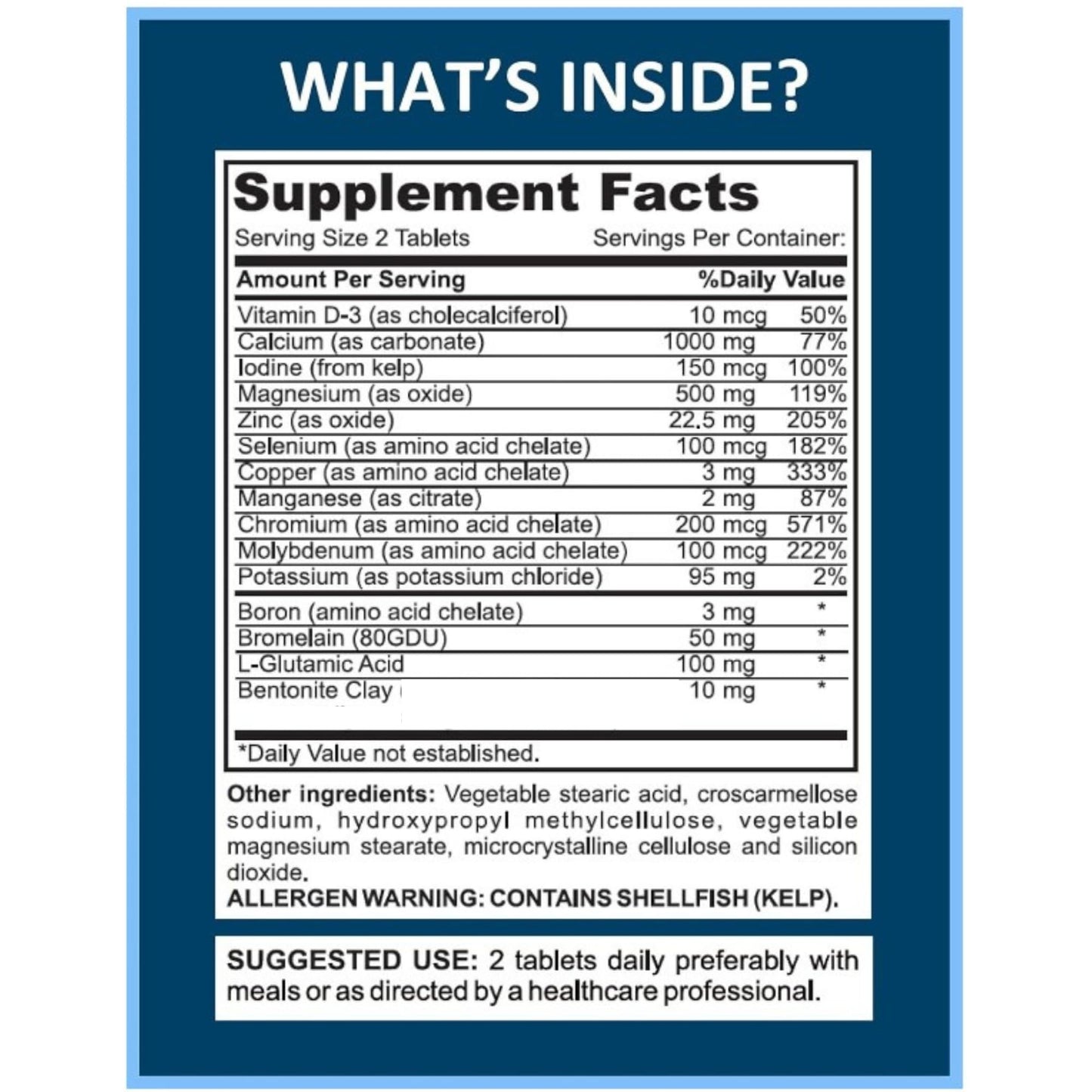 Mega Minerals Supplement by Youfit Nutrition | Trace Minerals | Premium Formula with Source of Minerals and Immune Health Support | Iron Free | All in One
