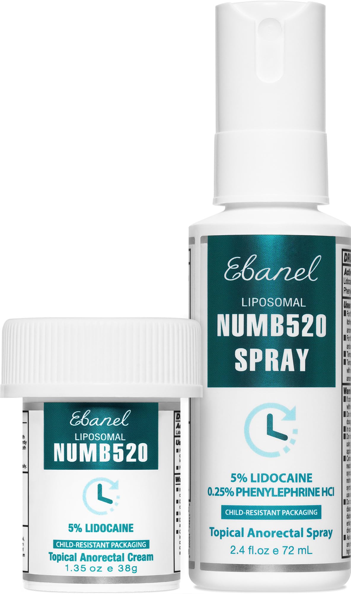 Ebanel Set of 5% Lidocaine Numbing Cream and 5% Lidocaine Spray Pain Relief Numbing Spray for Skin, Maximum Strength Topical Anesthetic to Numb Pain Burn Itch for Local and Anorectal Uses Ebanel buy supplements Au
