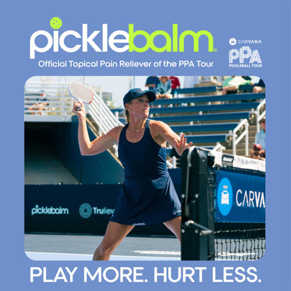 PickleBalm Pickleball Post-Game Muscle Pain Relief Cream with 4% Lidocaine, Arnica, Menthol, Cucumber Seed Extract for Shoulders, Knees, Wrists, and More, 4oz Cream PickleBalmBuy Supplements Australia