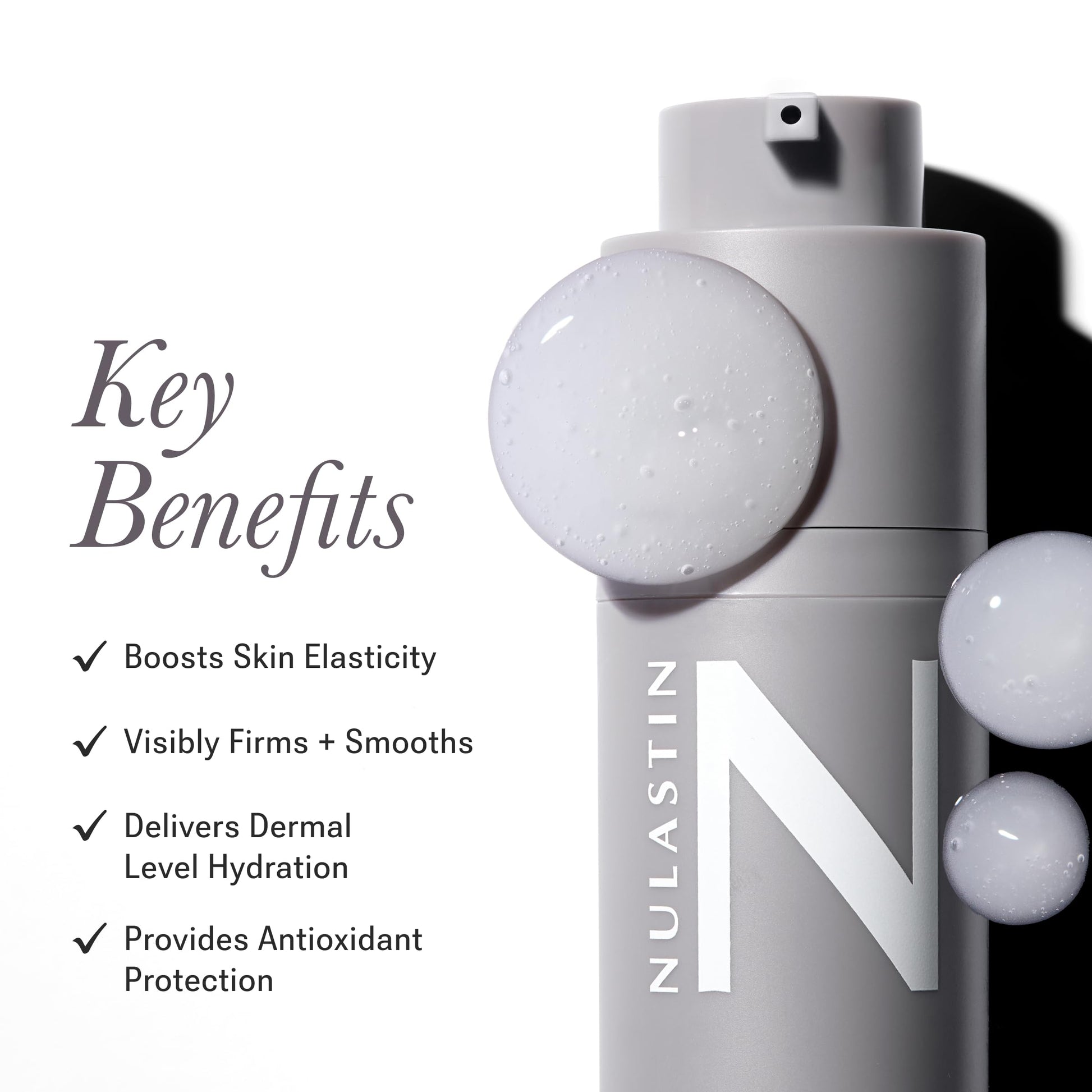 NULASTIN Dermal Rejuvenating Peptide Face Serum for Women with Elastin - Firming, Anti Aging, Barrier Repair, Plumping Hydrating Serum Sensitive & Mature Skin - Vegan, 1 Fl Oz NULASTIN buy supplements Au