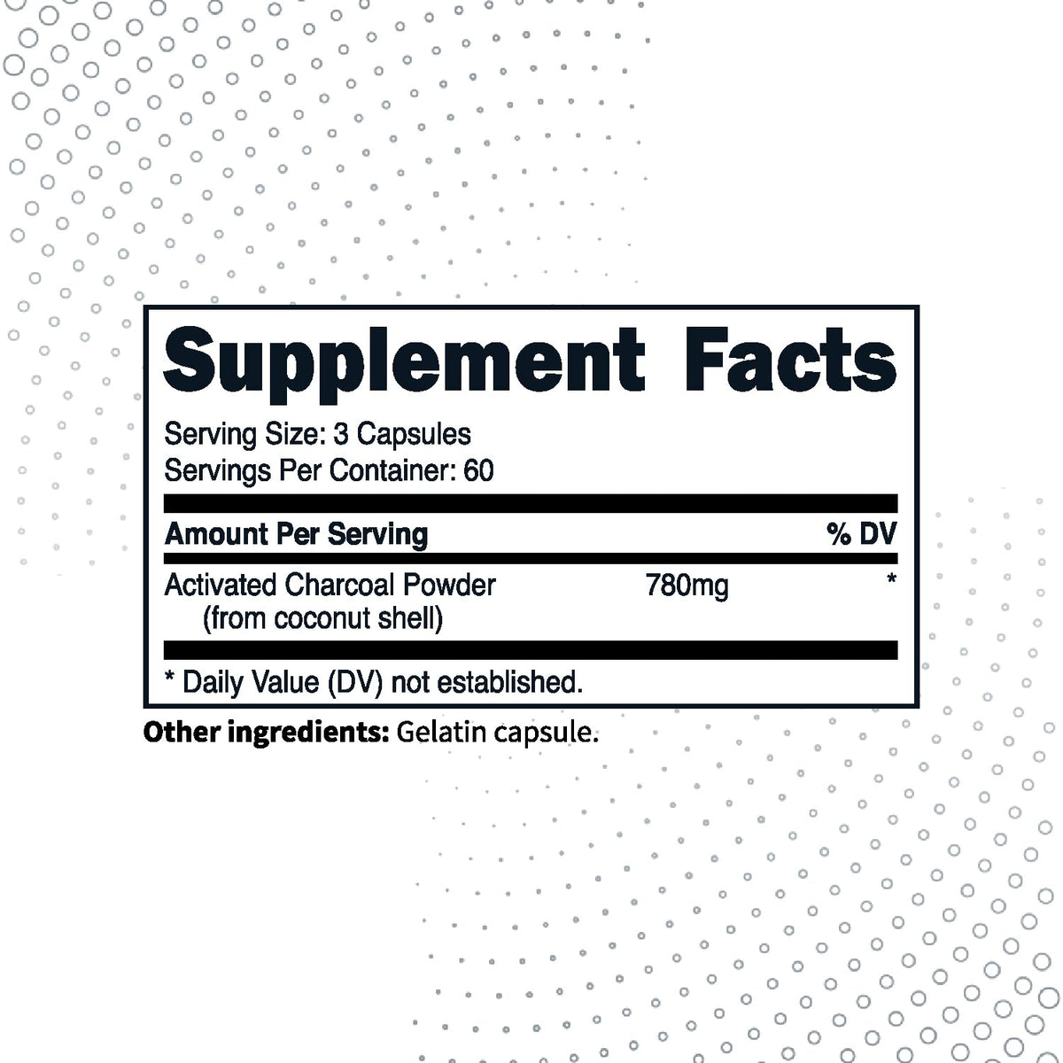 Type Zero Activated Charcoal Capsules (180 Count) - 60 Servings, 780mg Per Serving, from Coconut Shell, Non-GMO, Gluten-Free Type ZeroBuy Supplements Australia