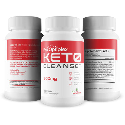 Pro Optiplex Keto Cleanse - Cleanse & Detox Naturally - Herbal Keto Cleanse with Probiotic healthsupps.co.ukBuy Supplements Australia