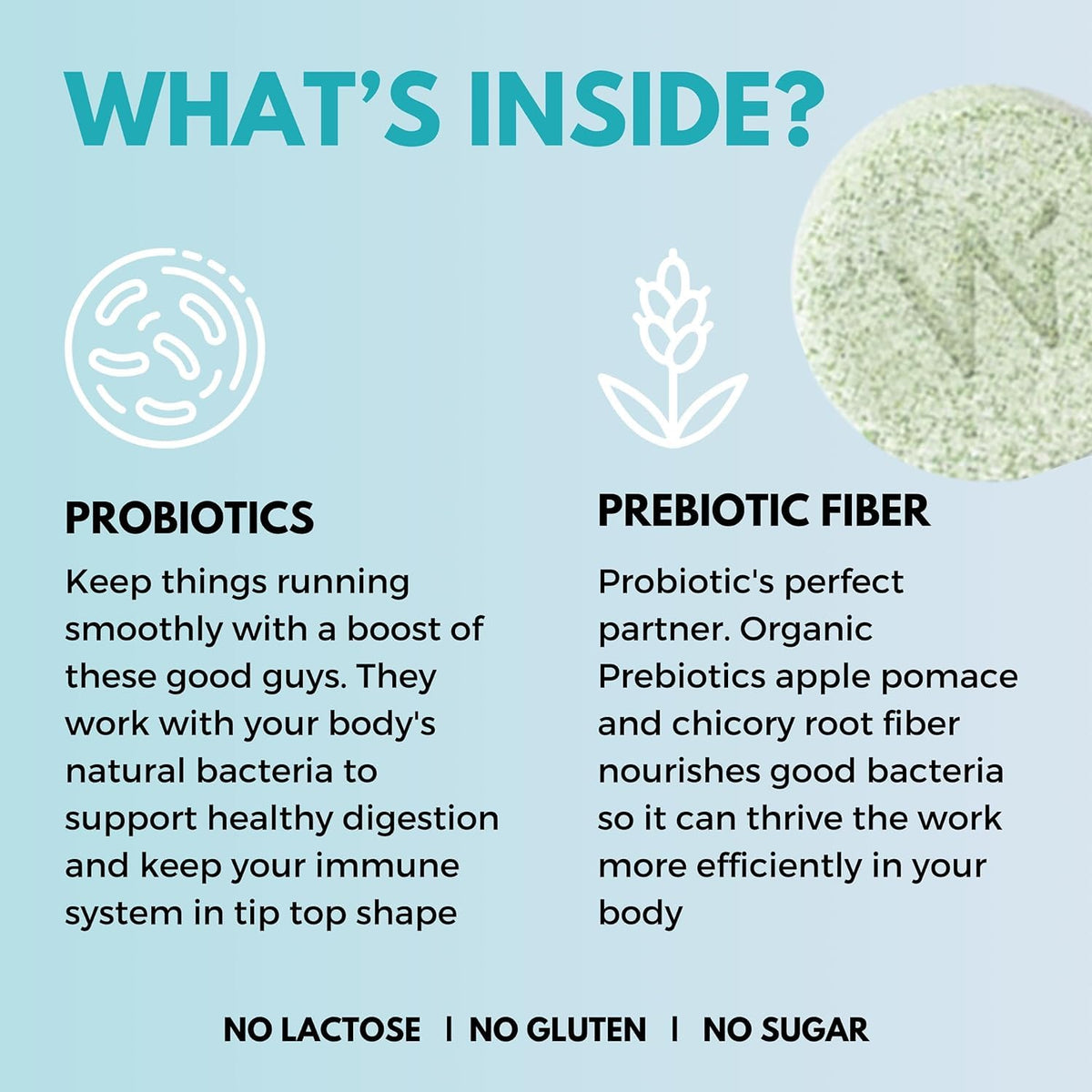 Wellbeing Nutrition Daily Probiotics + Prebiotics | Improve Metabolism, Acidity Relief, Digestion & Gut Health | 18 Billion CFU Organic Probiotics Supplement