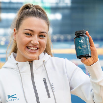Kinetica Zinc Mg, 90 Capsules, 420 mg Magnesium, 16.5 mg Zinc Vitamins per Serve, 30 Servings. Sleep aid KineticaBuy Supplements Australia
