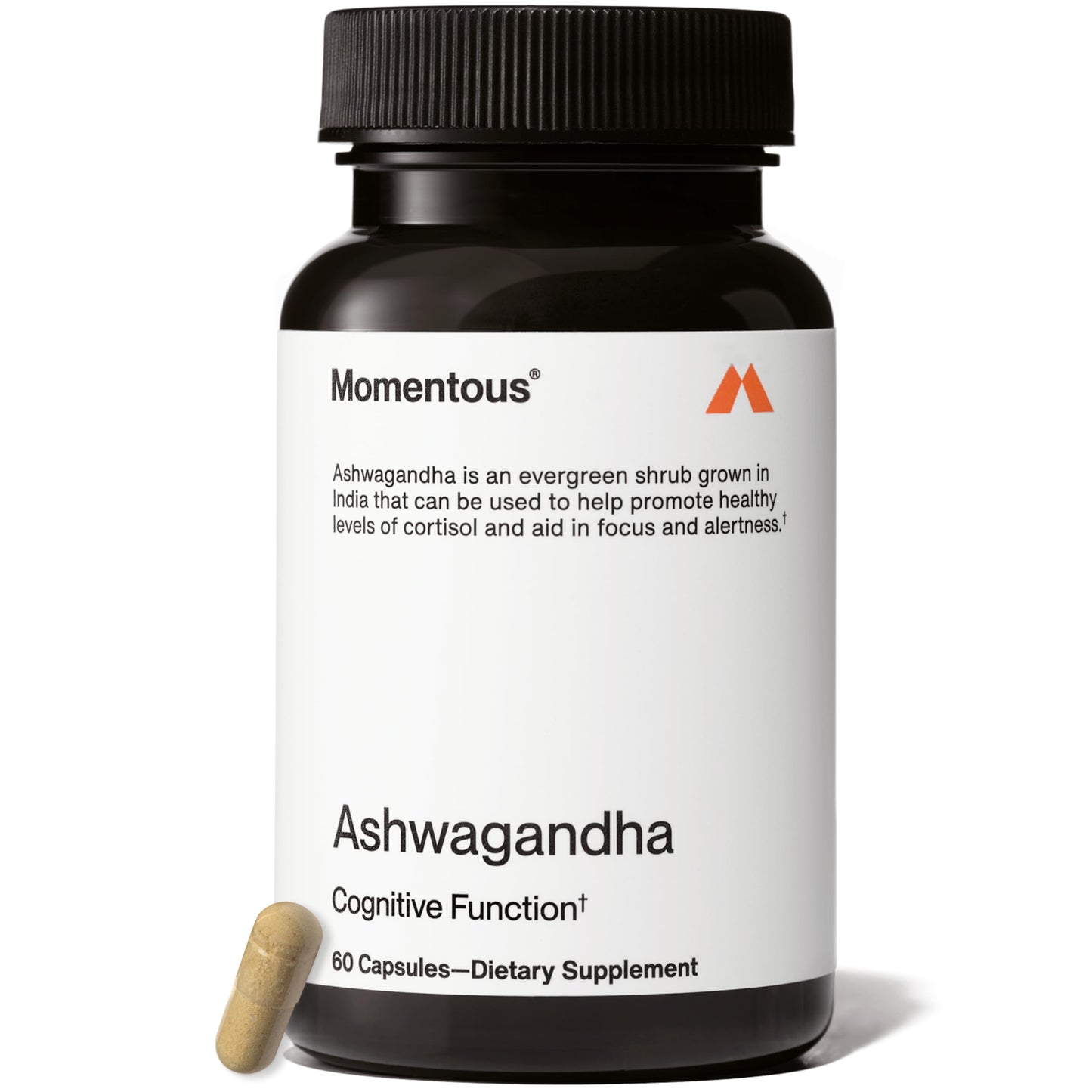 Momentous Ashwagandha Supplement - 300 mg NooGandha Ashwagandha Extract - Cognitive Performance, Alertness, & Focus Support - NSF Certified for Sport - Vegan - GMO- & Gluten-Free - 60 Servings MomentousBuy Supplements Australia