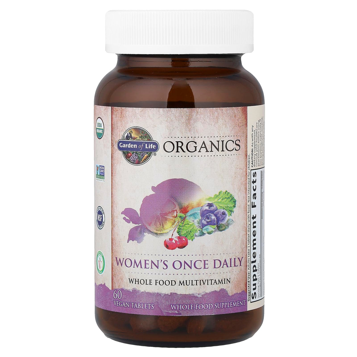 Garden of Life Organics Multivitamin for Women - Women's Once Daily Multi - Whole Food Multi with Iron, Biotin, Vegan Organic Womens Multivitamin Garden of LifeBuy Supplements Australia