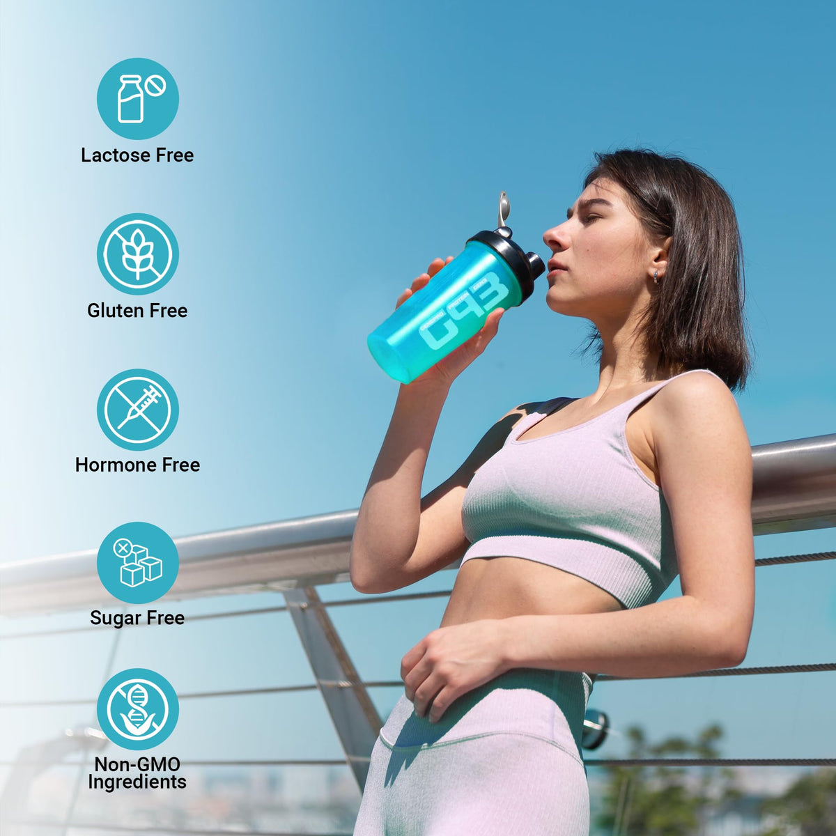 Genepro Unflavored Protein Powder - New Formula - Lactose-Free, Gluten-Free, & Non Genepro Gen. 3 The Protein SolutionBuy Supplements Australia
