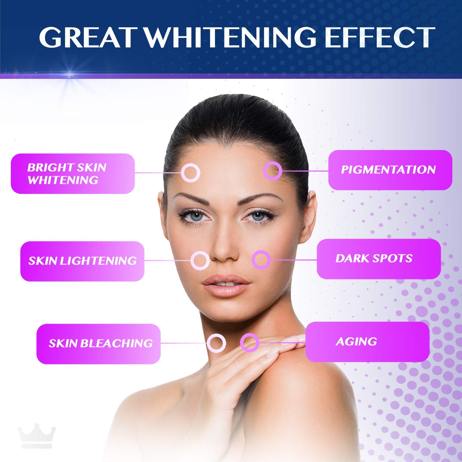 Glutathione Whitening Pills - 120 Capsules 2000mg Glutathione - Effective Skin Lightening NORTHERN CROWN COSMETICSBuy Supplements Australia