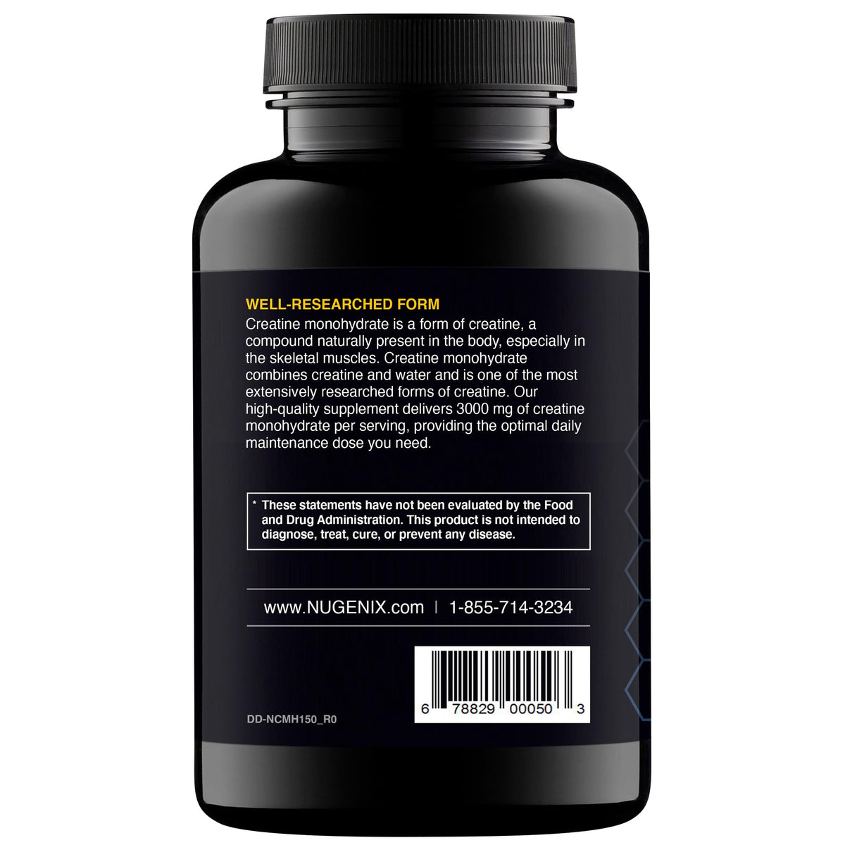 Nugenix Essentials Premium Creatine Monohydrate Pills Supplement, 3000mg, 150 Capsules NugenixBuy Supplements Australia