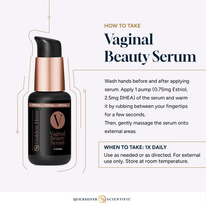 Quicksilver Scientific Vaginal Beauty Serum 1 fl oz (30ml) Quicksilver ScientificBuy Supplements Australia