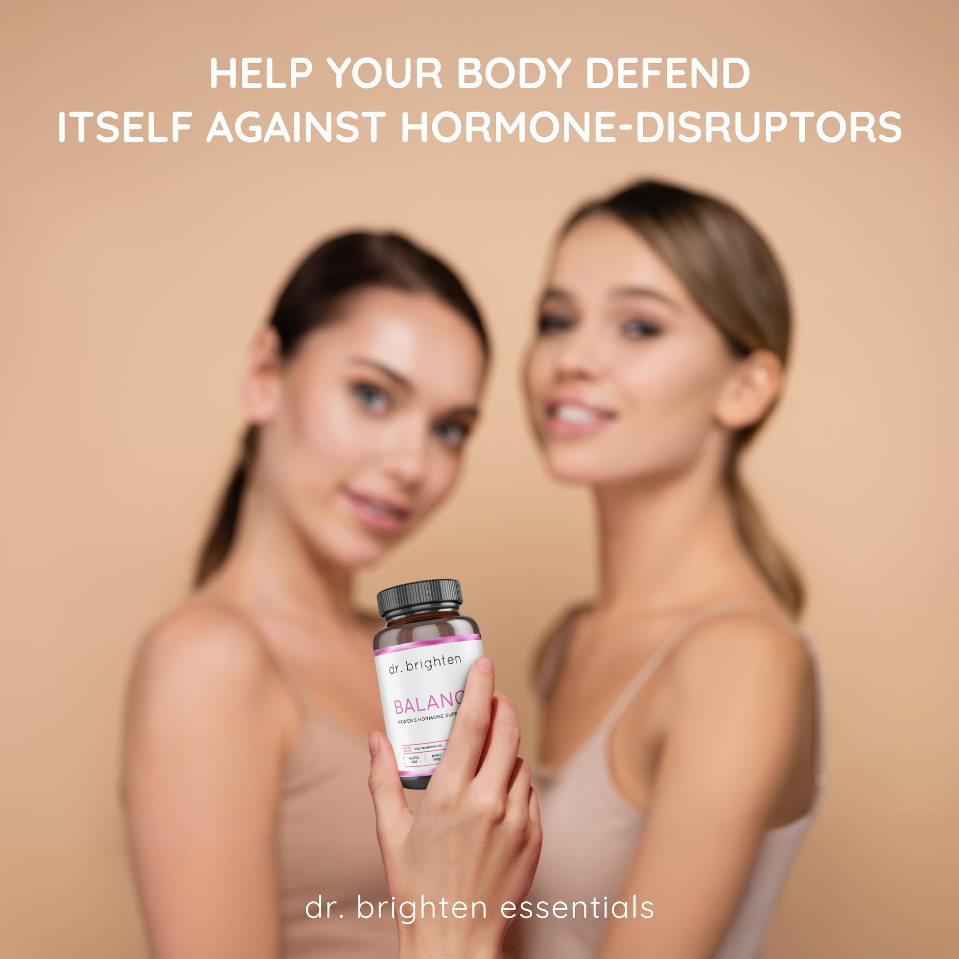 Dr. Brighten Balance - Hormone Balance for Women with Chasteberry and DIM - Targets Hormonal Acne, Period Issues, & PMS - Vegan, Non-GMO Dr. BrightenBuy Supplements Australia