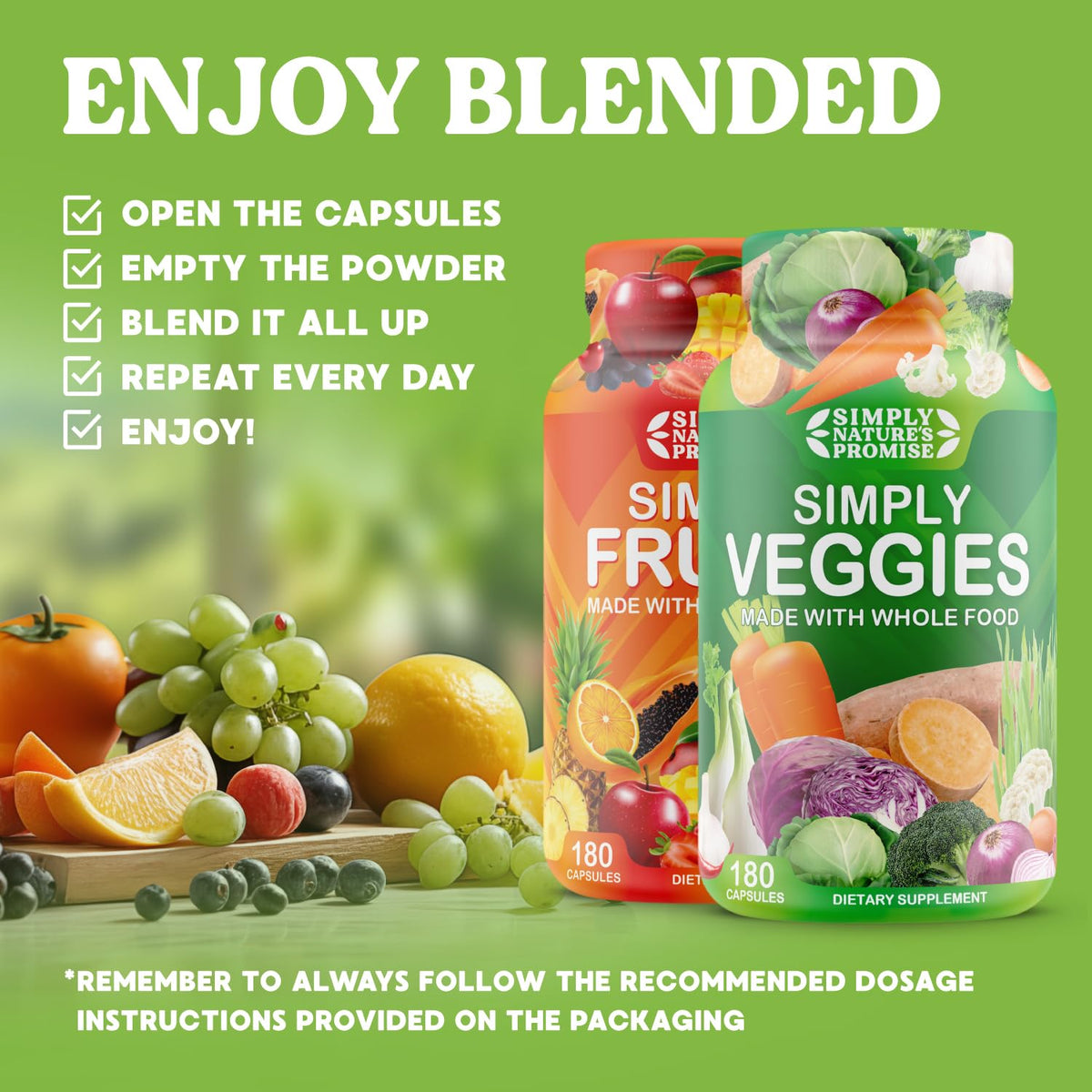 Simply Nature's Promise - Packed with Over 40 Different Fruits & Vegetables Simply Nature's PromiseBuy Supplements Australia
