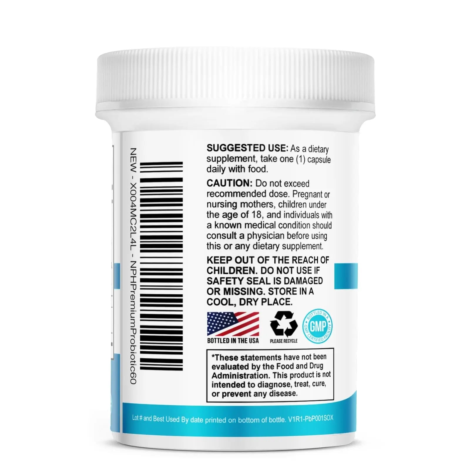 Nature's Physician Probiotics - 100 Billion CFU - 16 Strains + Prebiotics - Best Probiotic Supplement for Women & Men - Supports Immune, Digestive Health, Occasional Constipation & Gas - 60 Capsules Nature's PhysicianBuy Supplements Australia