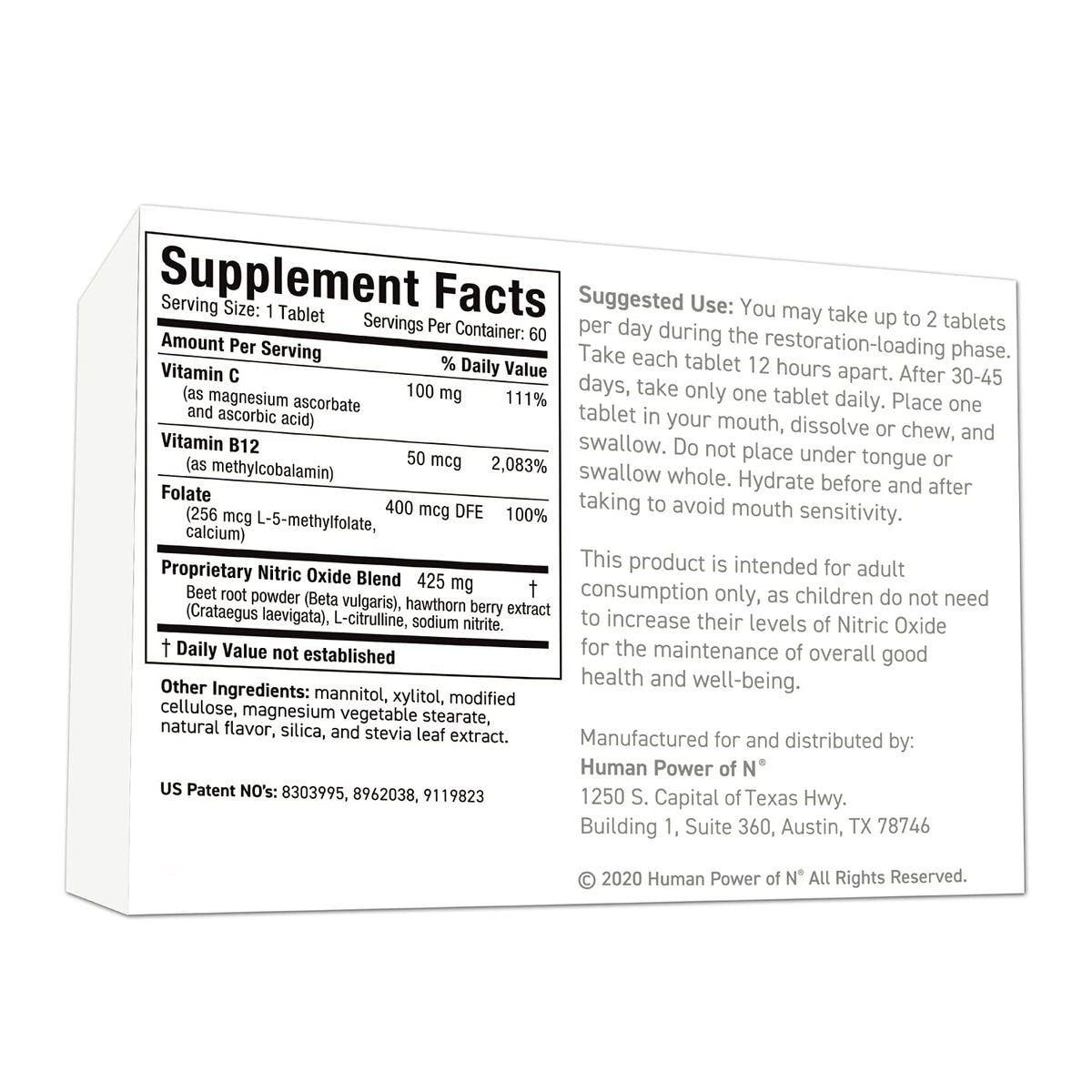 Neo40 Professional - Nitric Oxide Booster with Methylfolate - Natural Blood Pressure humanNBuy Supplements Australia