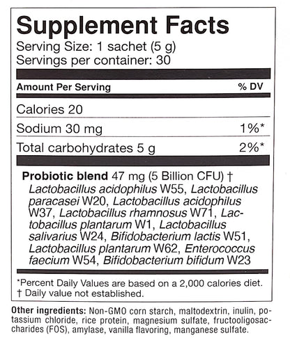 OMNi BiOTiC AB 10 - Clinically Tested Restorative Probiotic - Supports & Restores Gut Flora & Digestion - Digestive Probiotic for Diarrhea - Vegan, Hypoallergenic, Non-GMO (30 Daily Packets) OMNi BiOTiCBuy Supplements Australia