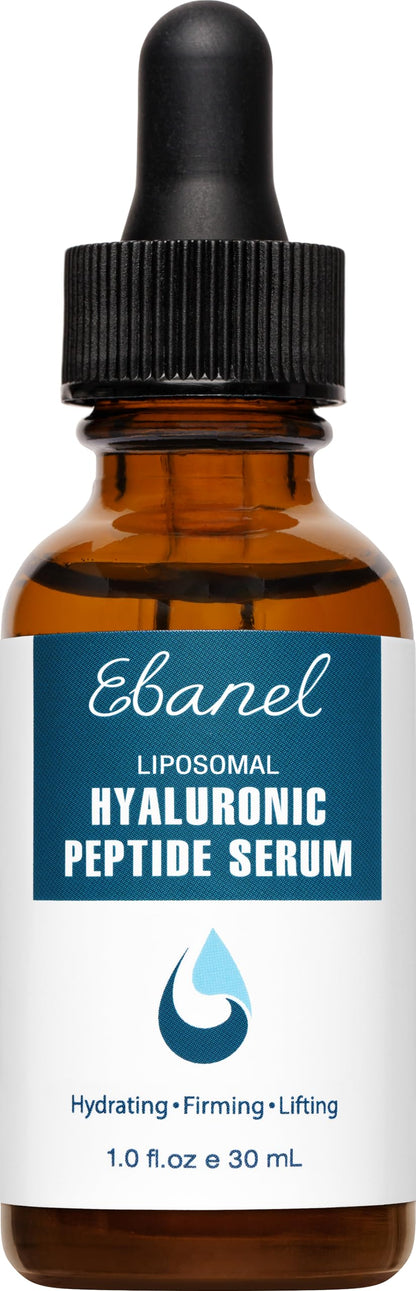 Ebanel Hyaluronic Acid Serum for Face with Peptides & Niacinamide, Hydrating Face Serum for Women, Age-Defying Formula Infused with Vitamins B, C & E to Plump, Firm & Smooth Skin Gosupps WWW buy supplements Au