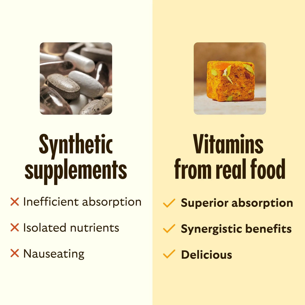 GEM Daily Superfood and Energy Support for Women & Men, Natural Whole Foods with Essential 20+ Whole-Food Vitamins, Minerals GEM