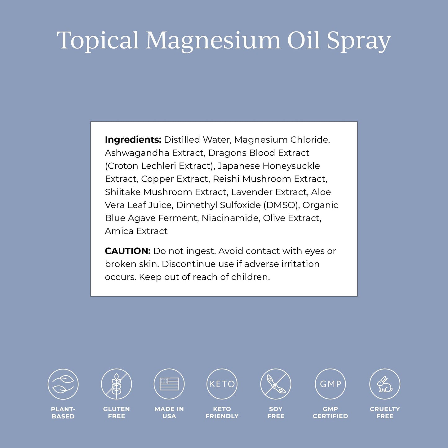 CYMBIOTIKA Topical Magnesium Oil Spray for Body, USA Made, Supplement for Leg Cramps, Muscle, Joint Health & Sleep Support, Includes Magnesium Chloride, Lavender Extract, Aloe Vera - Skin Applicator CYMBIOTIKABuy Supplements Australia