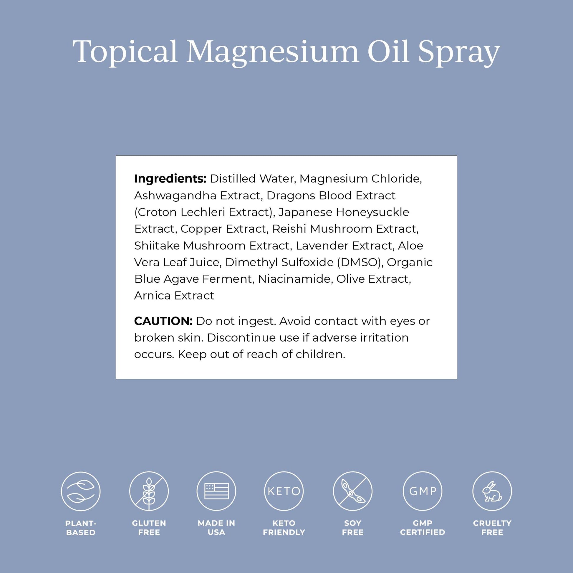 CYMBIOTIKA Topical Magnesium Oil Spray for Body, USA Made, Supplement for Leg Cramps, Muscle, Joint Health & Sleep Support, Includes Magnesium Chloride, Lavender Extract, Aloe Vera - Skin Applicator CYMBIOTIKABuy Supplements Australia